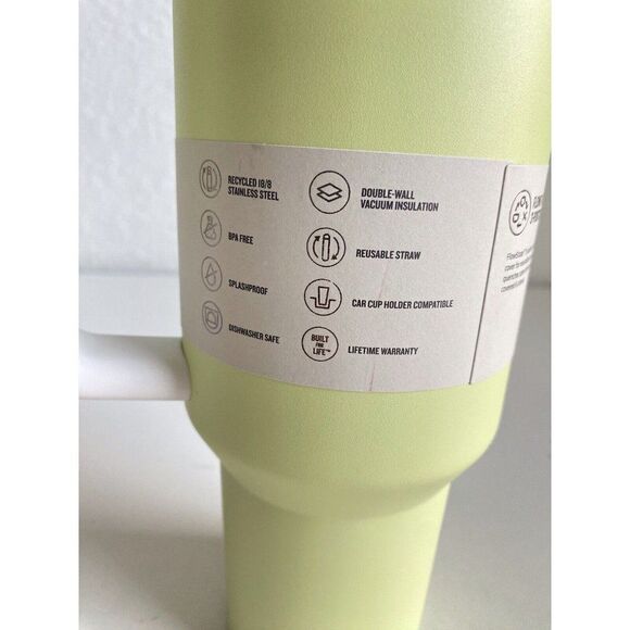 Stanley Adventure Quencher H2.0 Travel Tumbler Straw 40oz Citron LIMITED EDITION - Picture 5 of 11